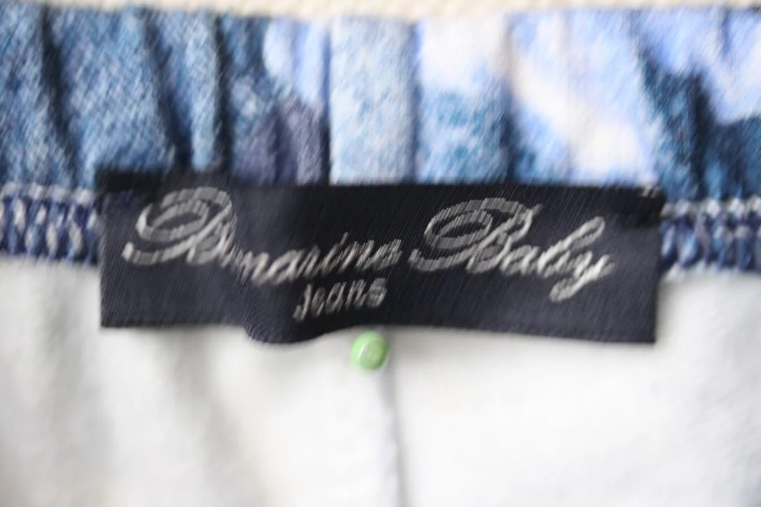 BLUMARINE BABY BLUE FLORAL PRINT LEGGINGS 18 MONTHS - Image 4