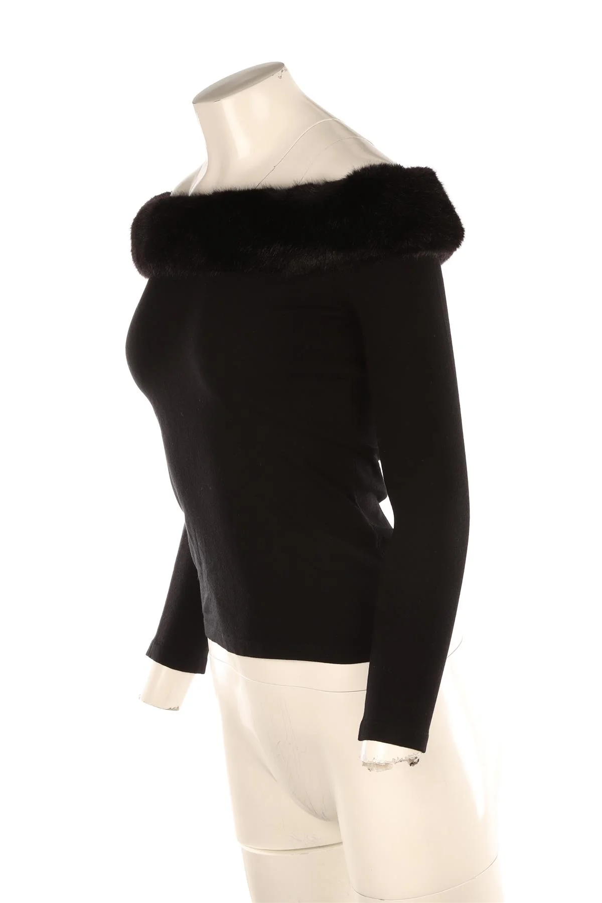 BLUMARINE BLACK KNIT TOP IT 40 UK 8 - Image 3