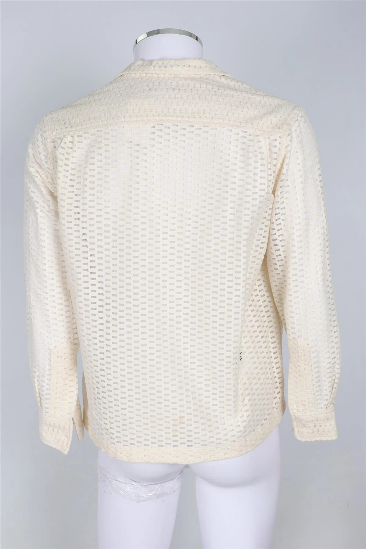 BODE CREAM MEN'S COTTON SHIRT SMALL-MEDIUM - Image 4