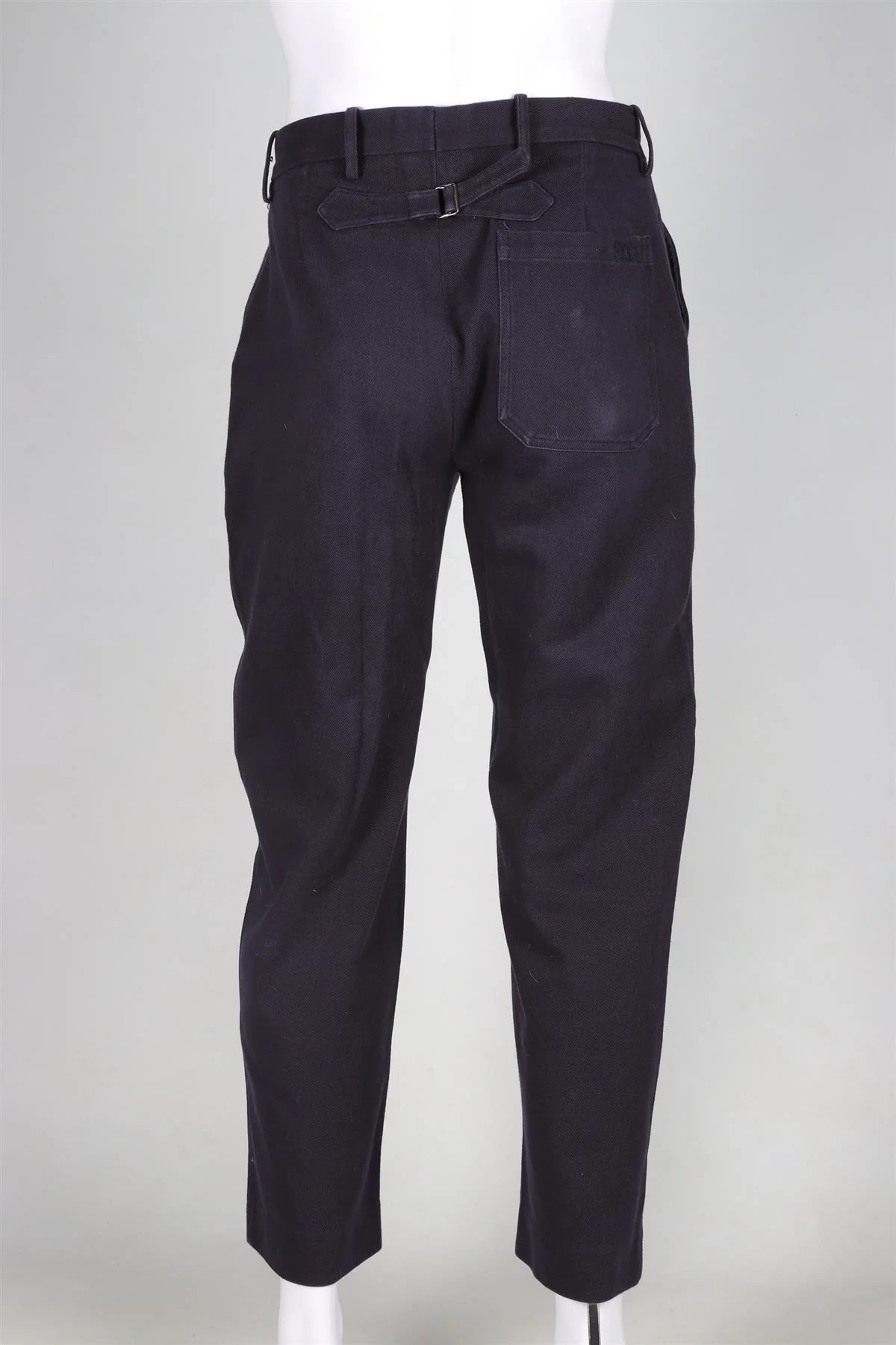 BODE NAVY MEN'S COTTON STRAIGHT LEG PANTS UK/US W30 - Image 4