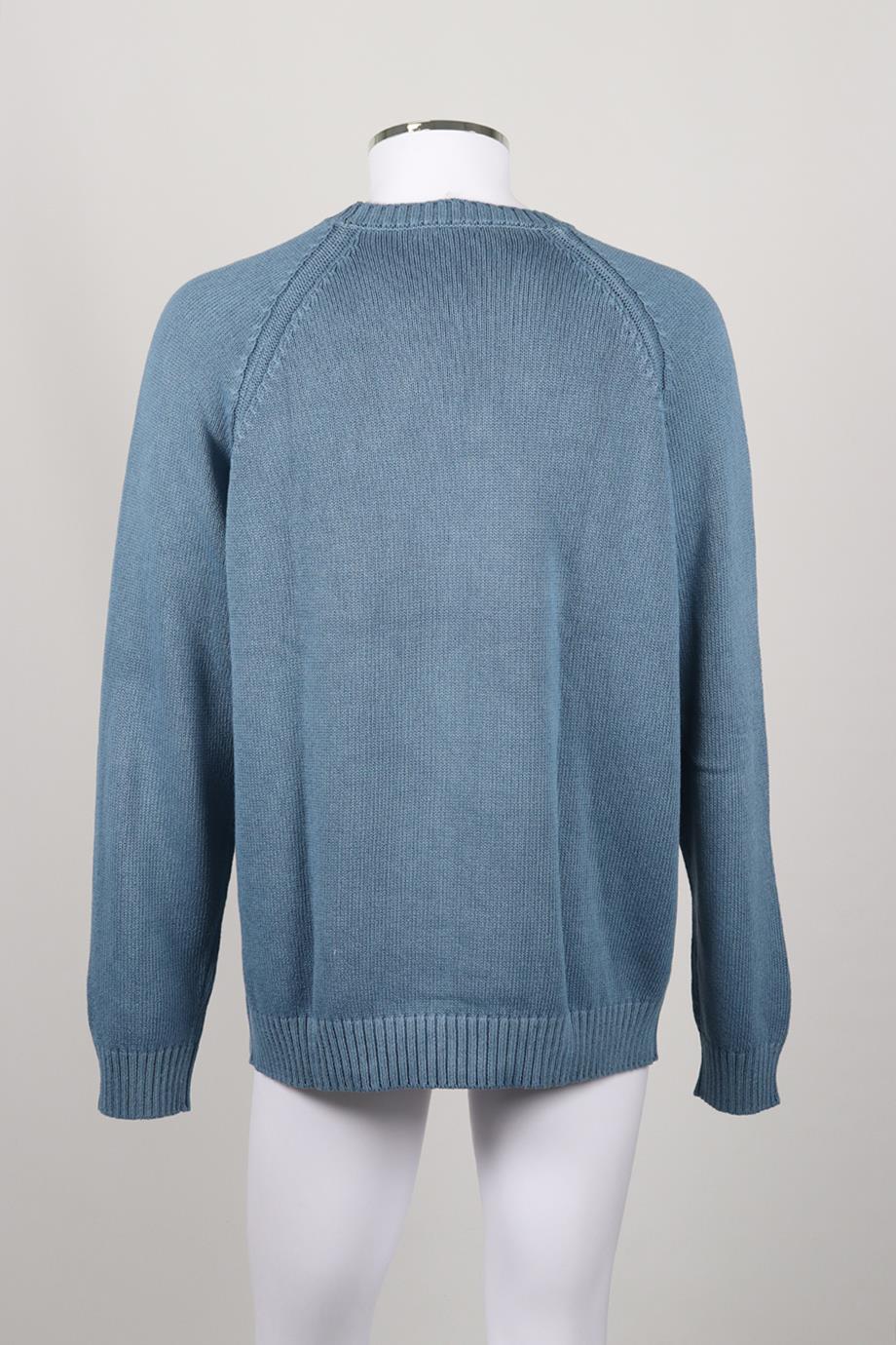 BOGLIOLI MEN'S COTTON SWEATER XXLARGE - Image 4