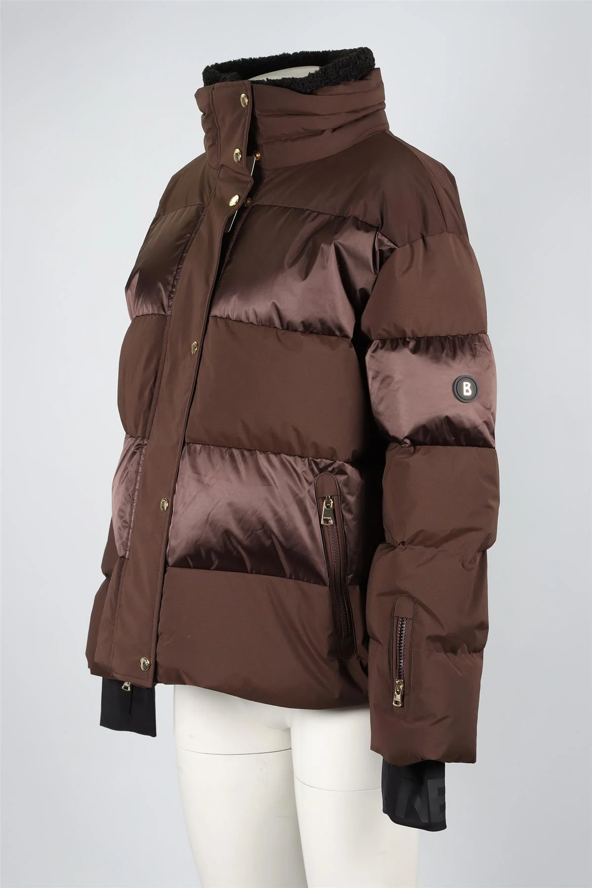 BOGNER BROWN PADDED DOWN JACKET EU 44 UK 18 - Image 3