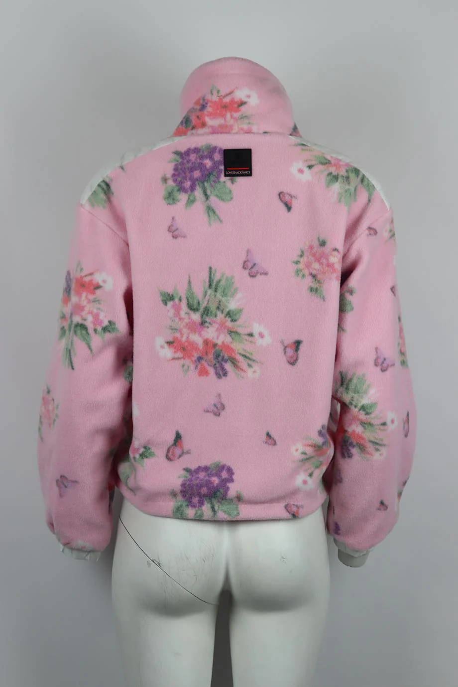 BOGNER FIRE+ICE + LOVESHACKFANCY FLORAL PRINT FLEECE JACKET SMALL - Image 4