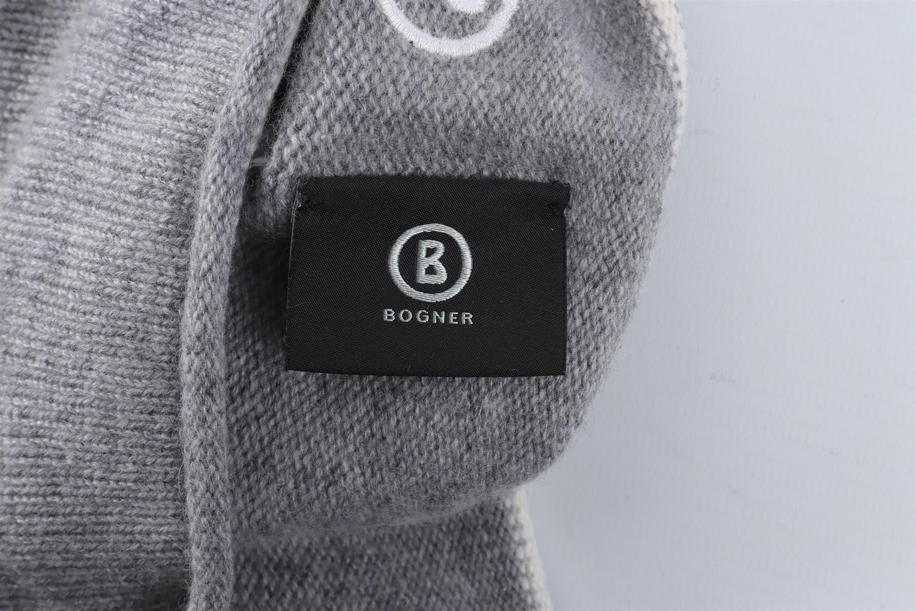 BOGNER GREY MEN'S CASHMERE BEANIE MEDIUM - Image 5