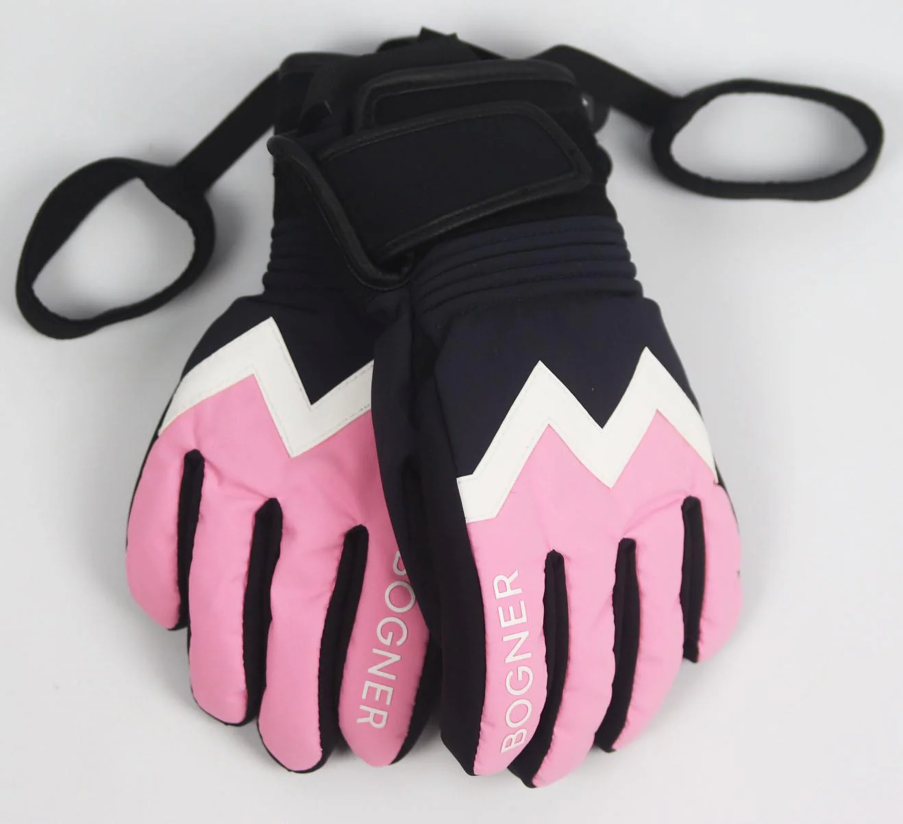 BOGNER KIDS GIRLS LOGO SKI GLOVES 4 YEARS - Image 2