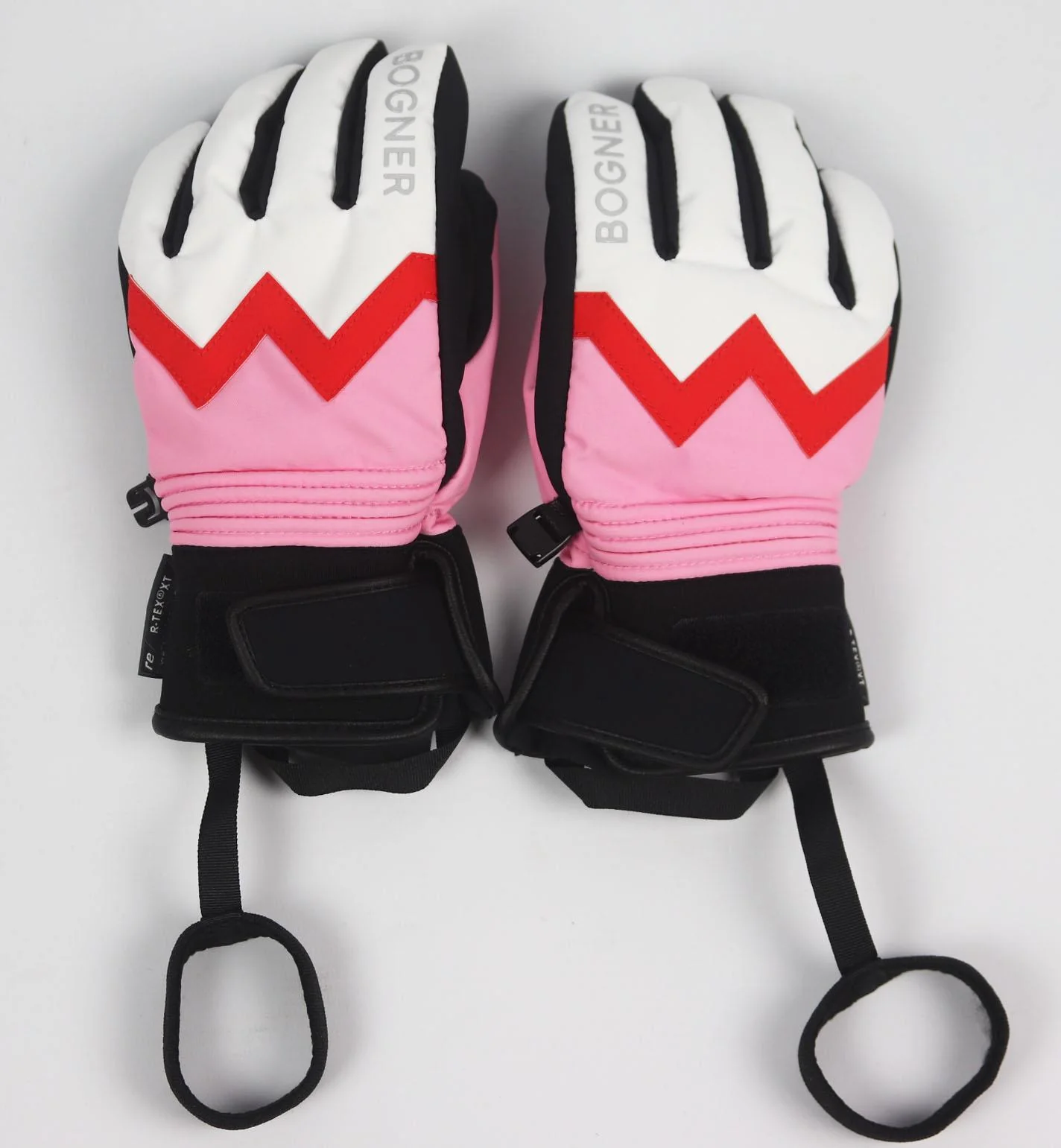 BOGNER KIDS GIRLS LOGO SKI GLOVES 4 YEARS - Image 2