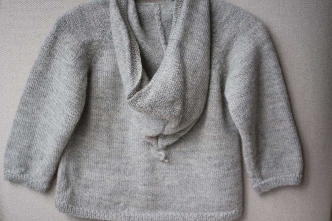 BONPOINT BABY ALPACA HOODED KNITTED JACKET 2 YEARS - Image 2