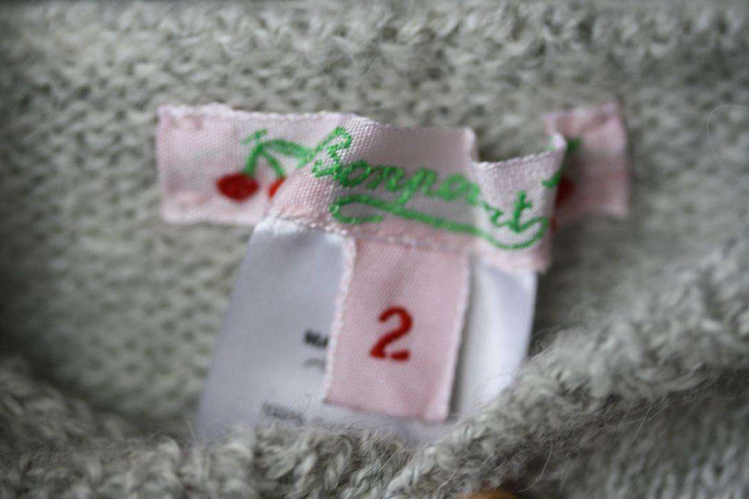 BONPOINT BABY ALPACA HOODED KNITTED JACKET 2 YEARS - Image 3
