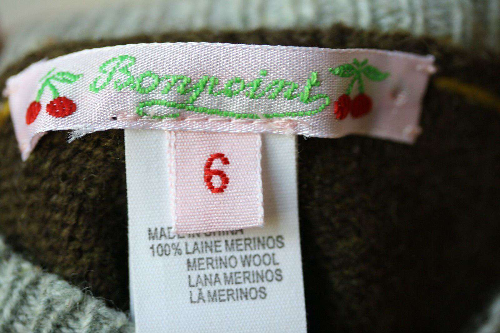 BONPOINT BABY B KHAKI SWEATER 6 MONTHS - Image 5