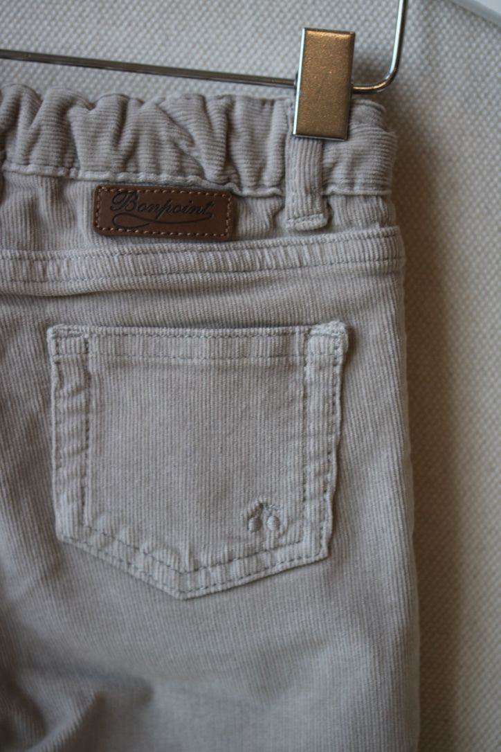 BONPOINT BABY BEIGE CORDUROY JEANS 12 MONTHS - Image 5