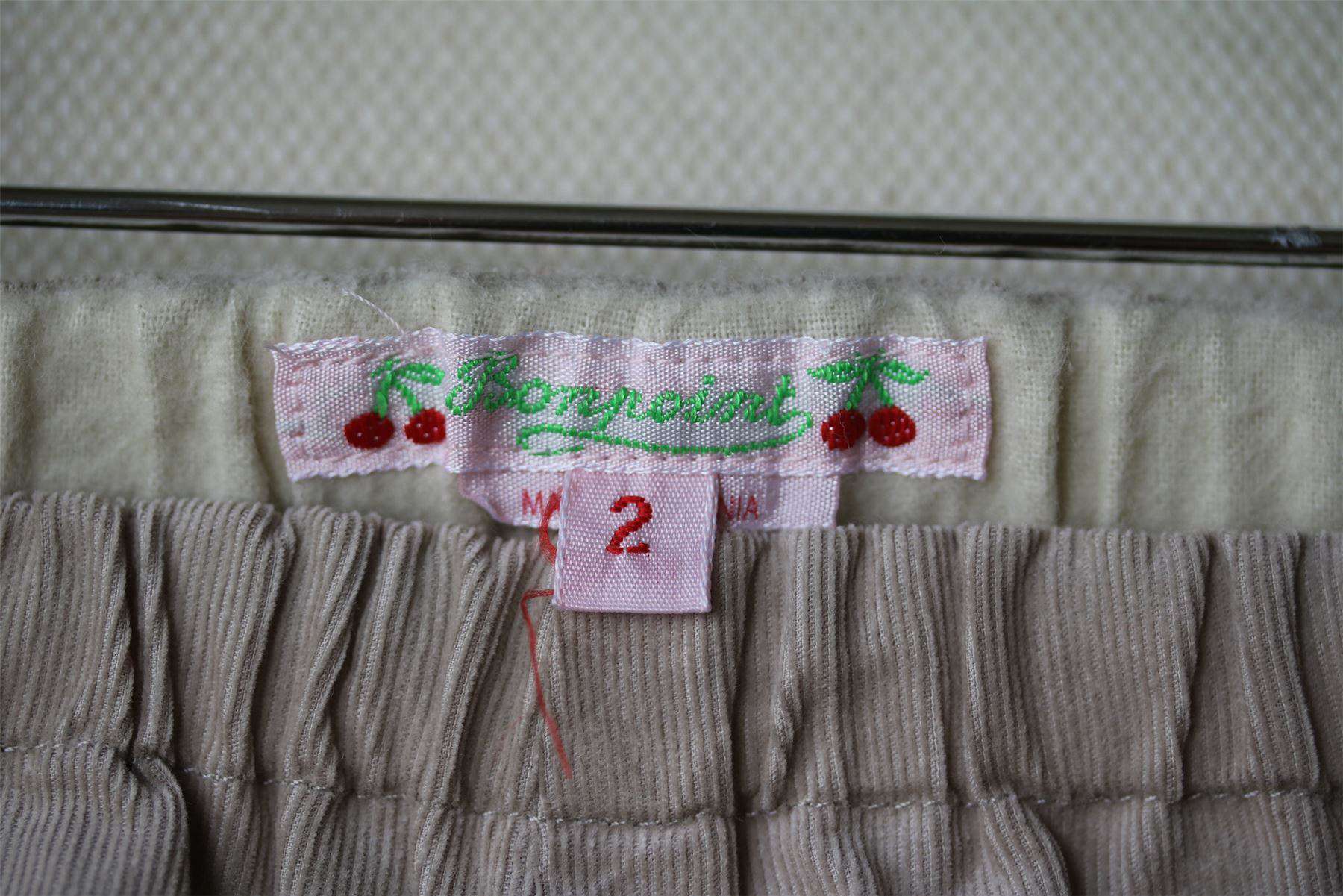 BONPOINT BABY BEIGE CORDUROY TROUSERS 2 YEARS - Image 3
