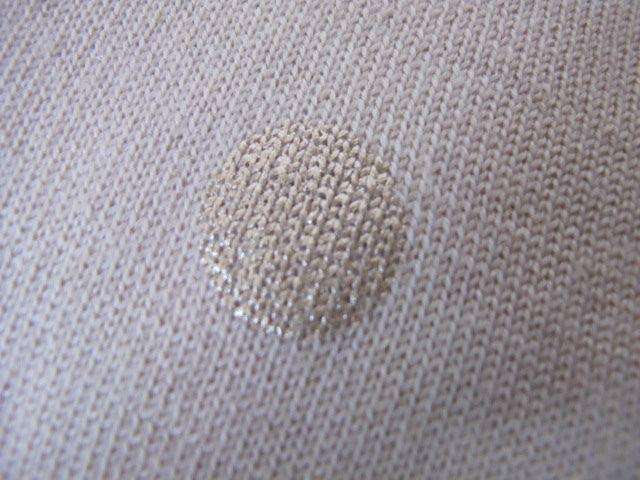 BONPOINT BABY BEIGE METALLIC SPOTTED CARDIGAN 3 YEARS - Image 4