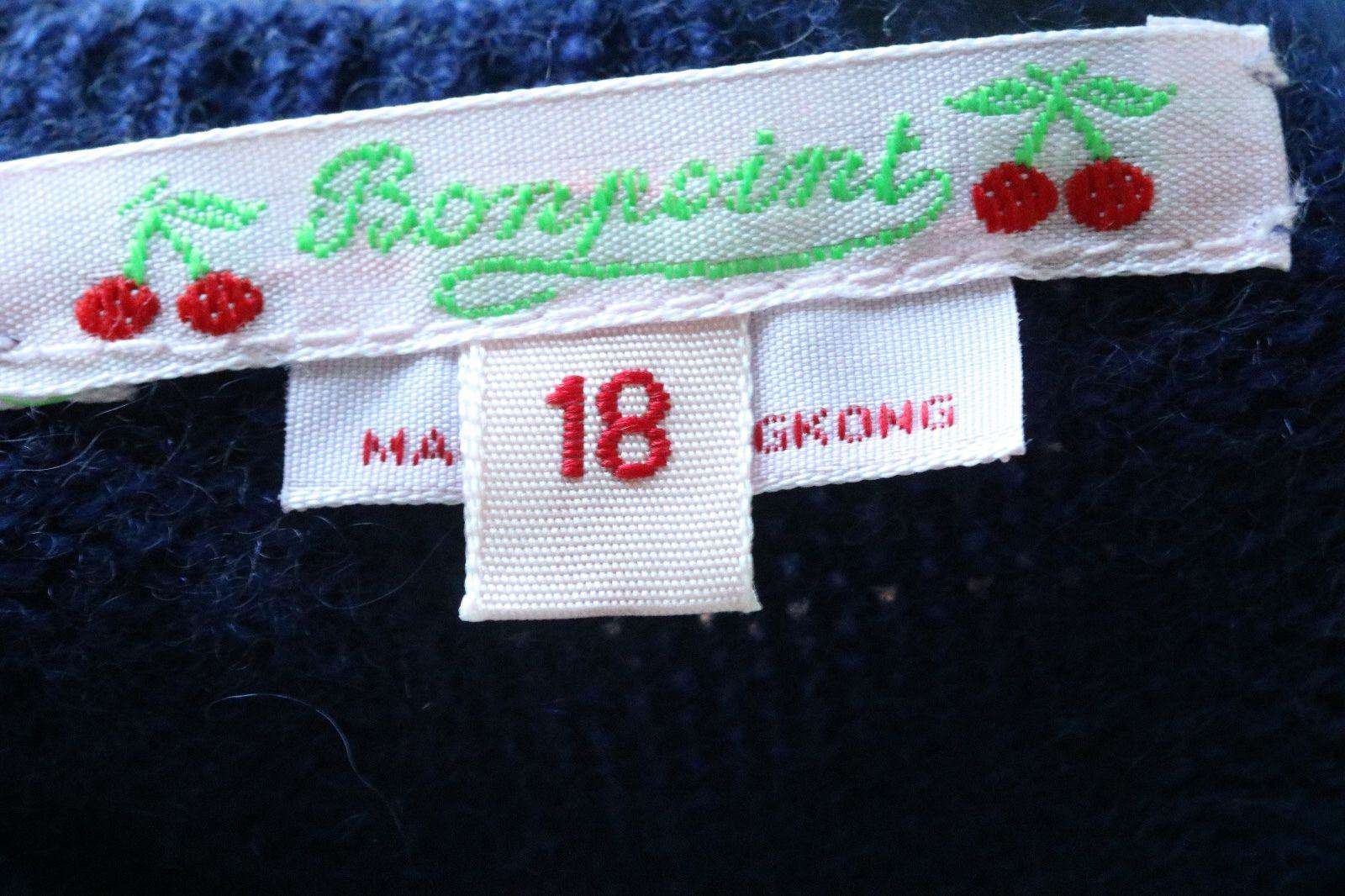 BONPOINT BABY BLUE CASHMERE CARDIGAN 18 MONTHS - Image 4