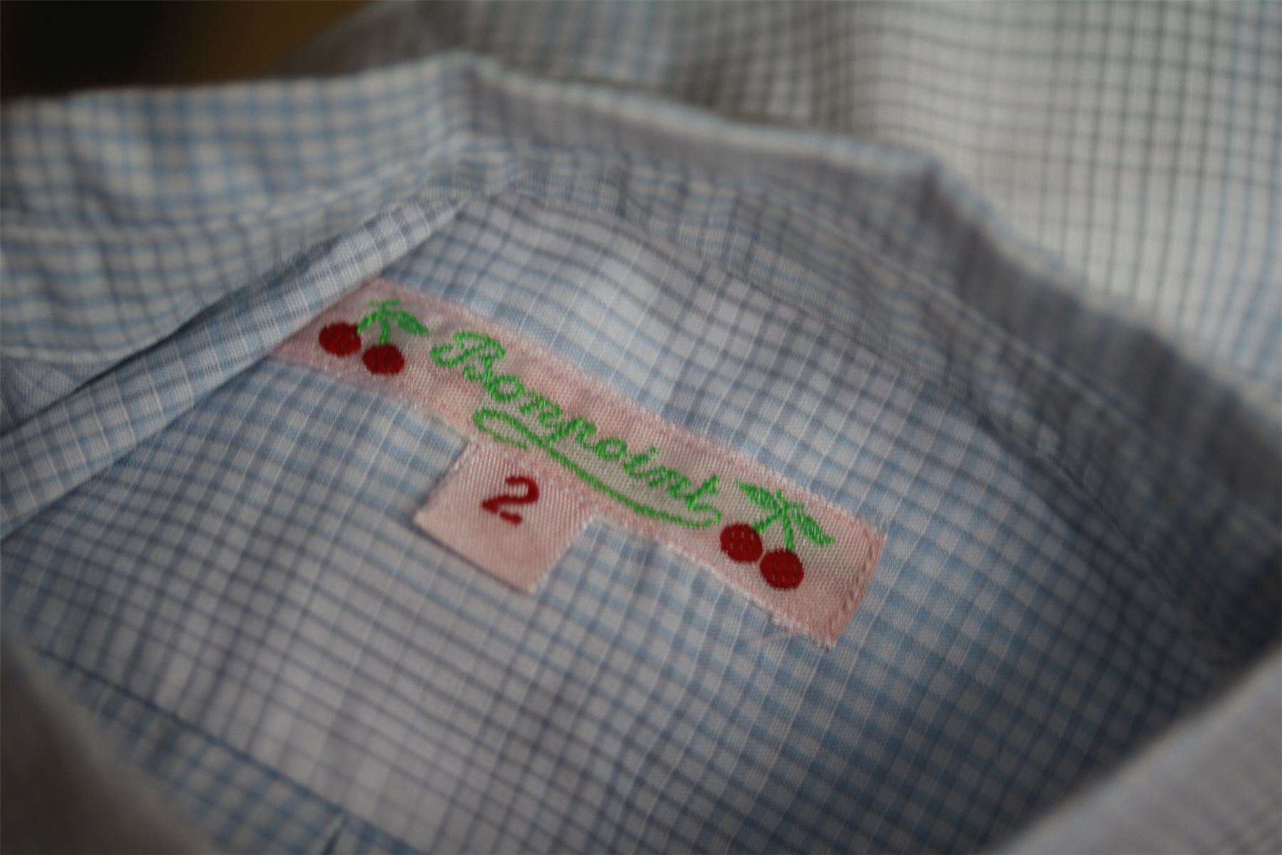 BONPOINT BABY BLUE CHECK SHIRT 2 YEARS - Image 3