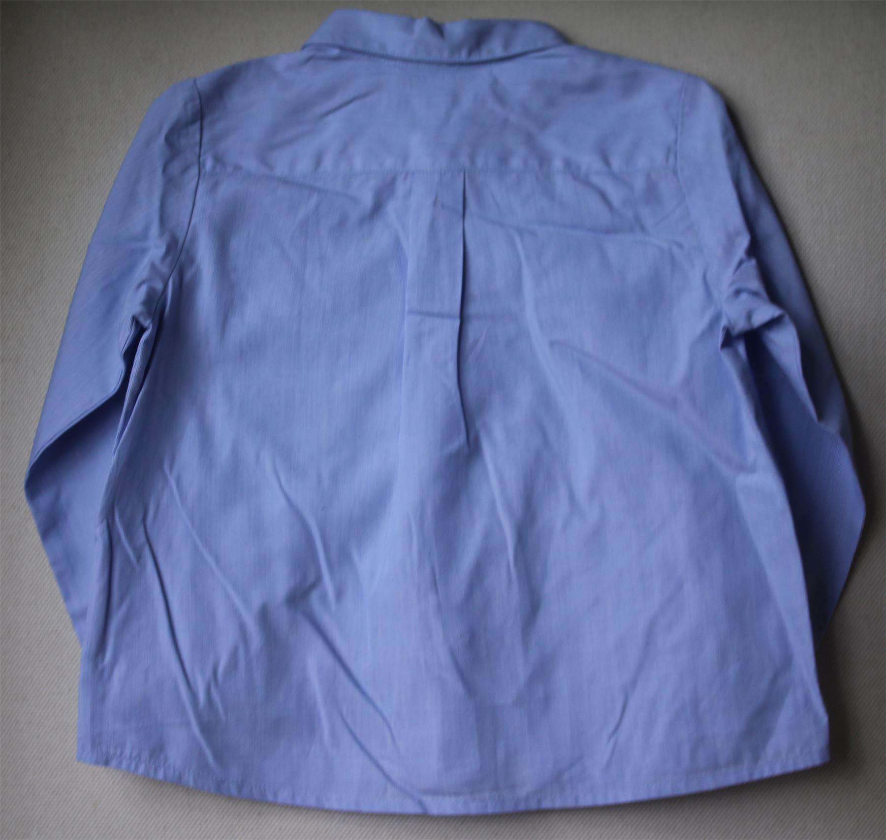 BONPOINT BABY BLUE STRIPE SHIRT 2 YEARS - Image 2