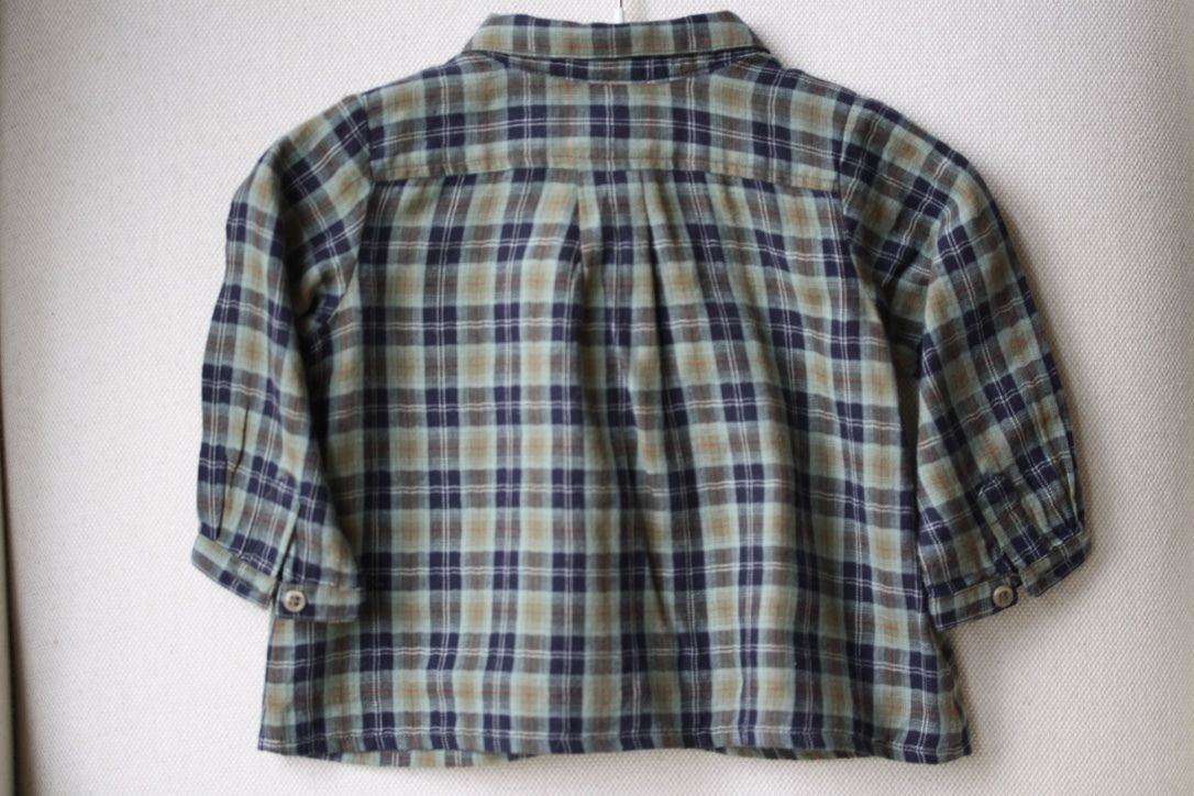 BONPOINT BABY CHECKED SHIRT 6 MONTHS - Image 4
