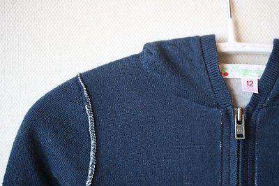 BONPOINT BABY COTTON NAVY CARDIGAN 12 MONTHS - Image 3