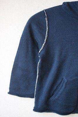 BONPOINT BABY COTTON NAVY CARDIGAN 12 MONTHS - Image 4