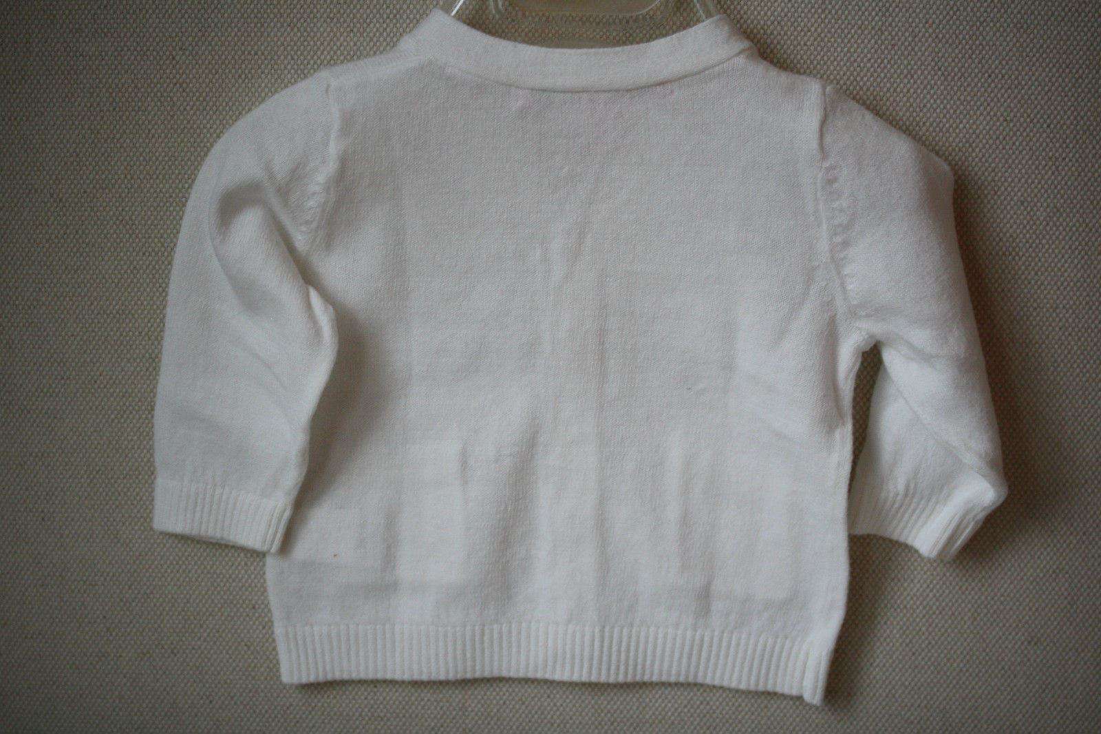 BONPOINT BABY CREAM COTTON CARDIGAN 3 MONTHS - Image 2