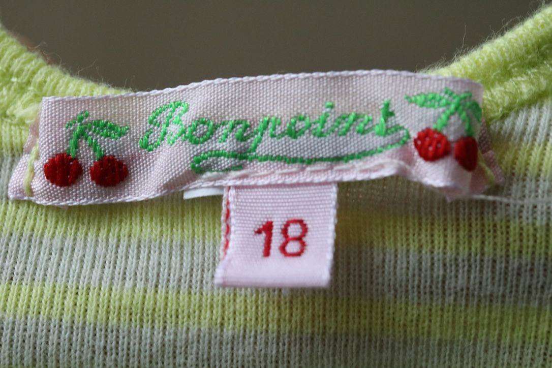 BONPOINT BABY CROCODILE BABYGROW 18 MONTHS - Image 2