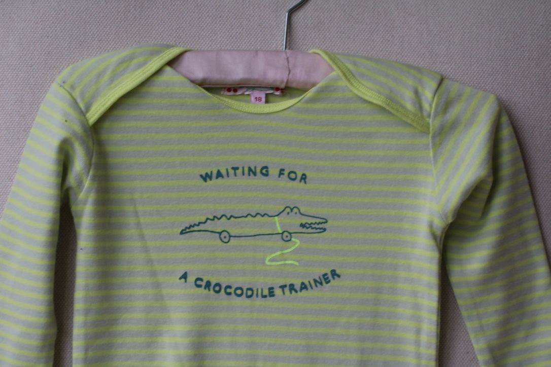 BONPOINT BABY CROCODILE BABYGROW 18 MONTHS - Image 4