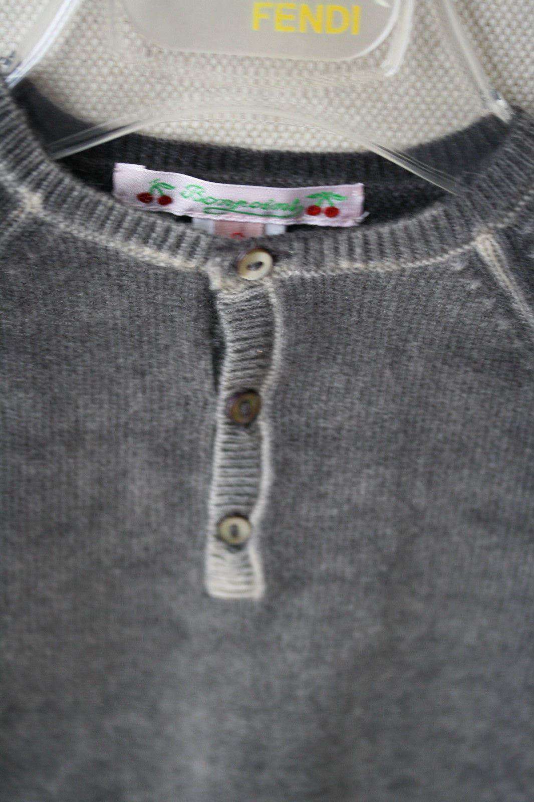 BONPOINT BABY DARK GREY CASHMERE SWEATER 6 MONTHS - Image 3