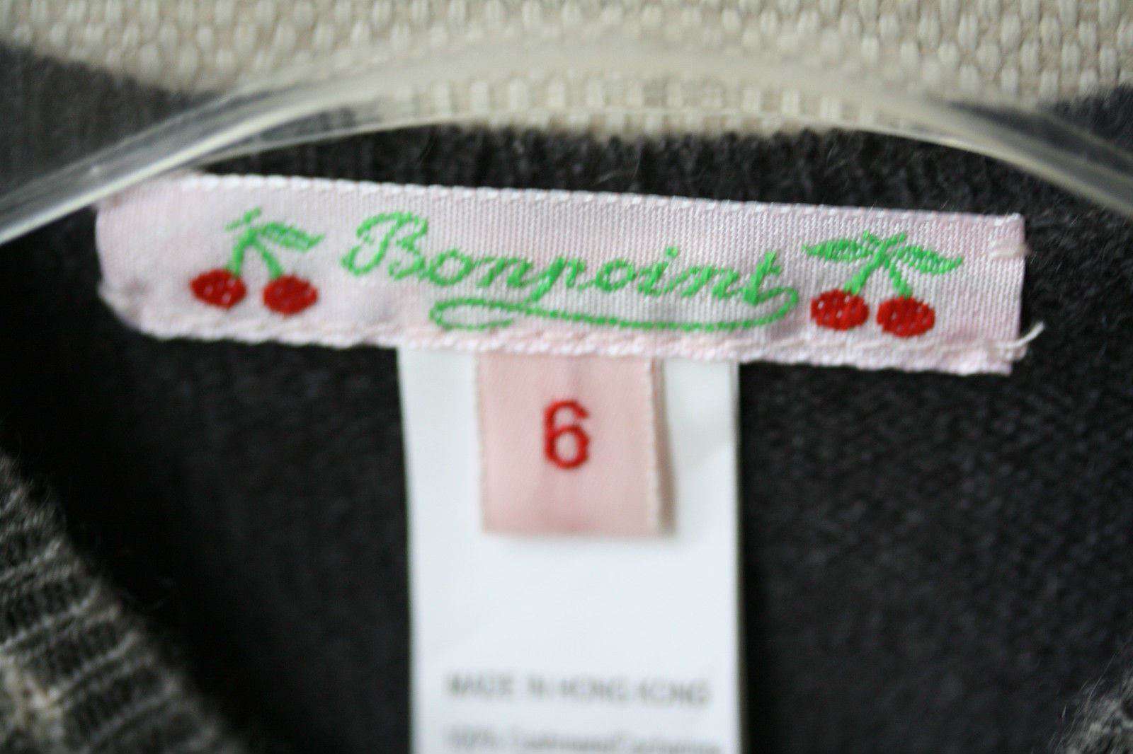 BONPOINT BABY DARK GREY CASHMERE SWEATER 6 MONTHS - Image 4