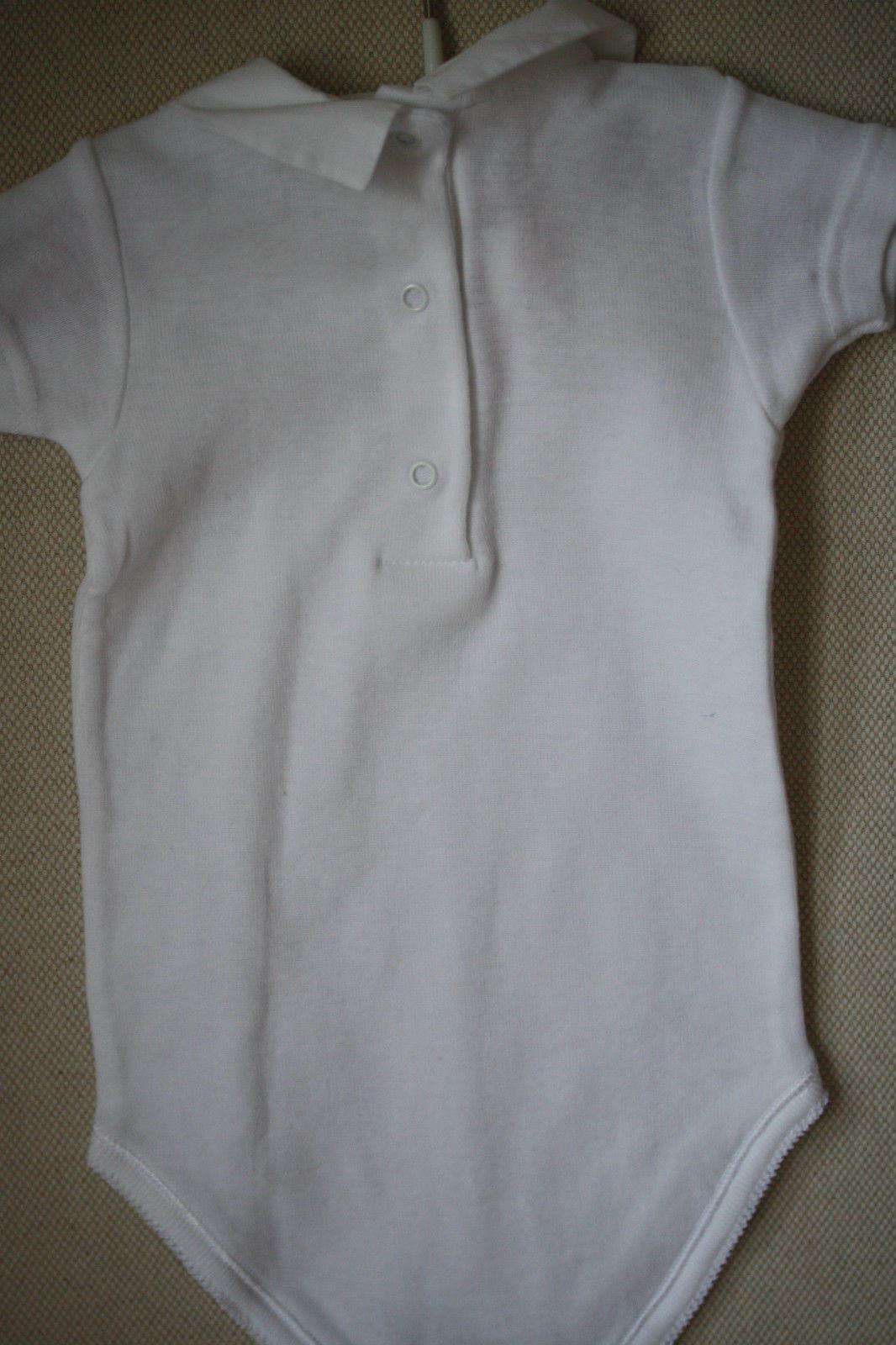 BONPOINT BABY FISH EMBROIDERED BODYSUIT 3 MONTHS - Image 2
