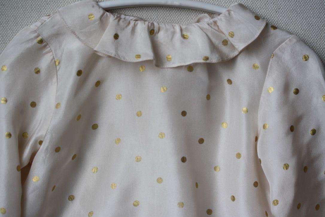 BONPOINT BABY GANITI SILK POLKA DOT BLOUSE TOP 2 YEARS - Image 3