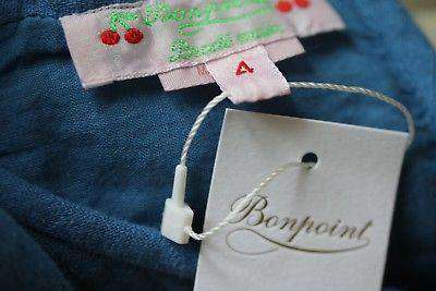 BONPOINT BABY GIRLS BLUE ELSA EMBROIDERED DRESS 4 YEARS - Image 4