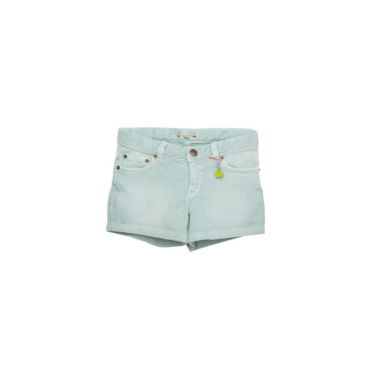 BONPOINT BABY GIRLS CENDY BLUE DENIM SHORTS 3 YEARS - Image 5