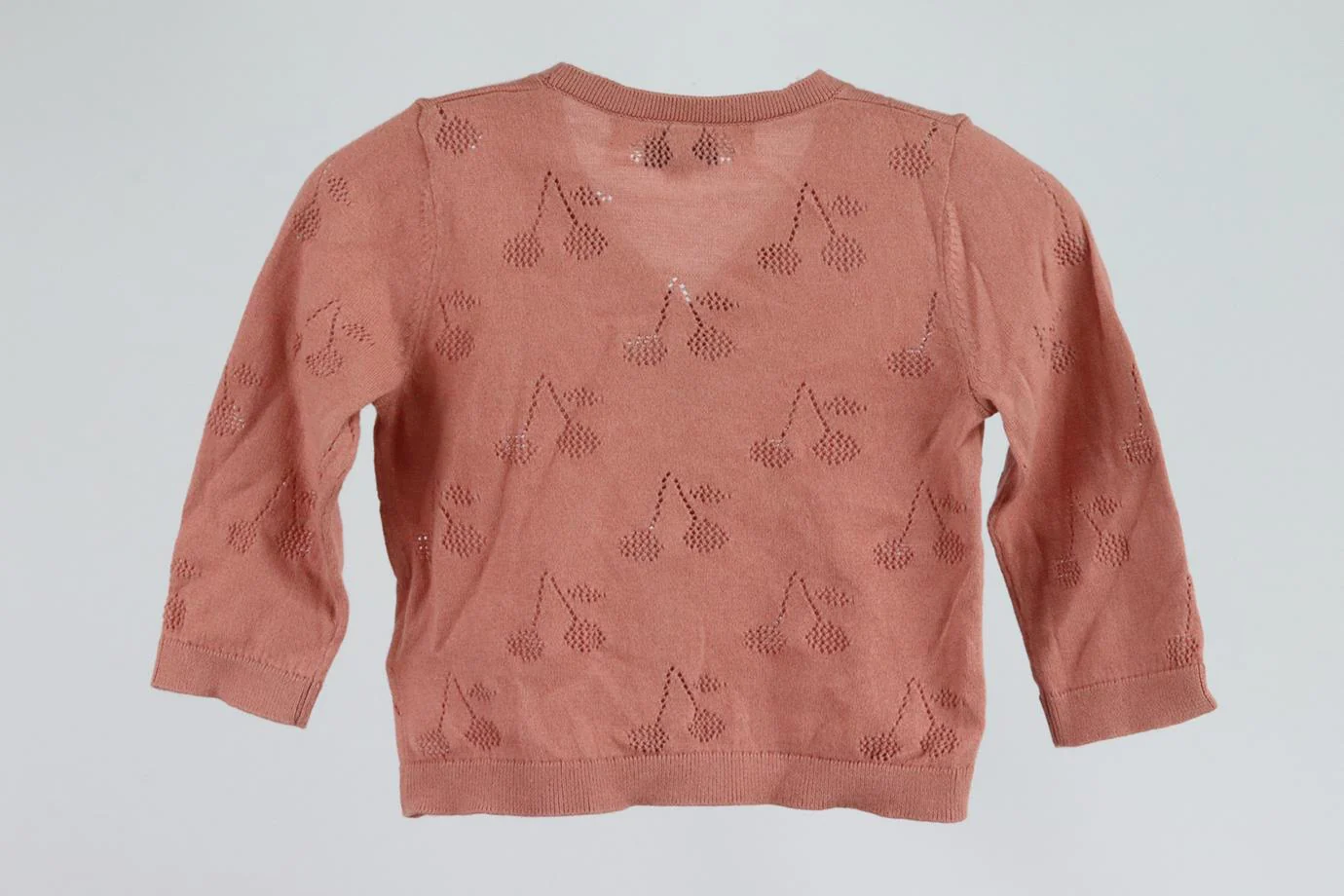BONPOINT BABY GIRLS COTTON CARDIGAN 12 MONTHS - Image 3