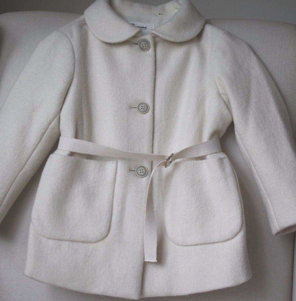 BONPOINT BABY GIRLS DIANA COAT JACKET 4 YEARS - Image 4