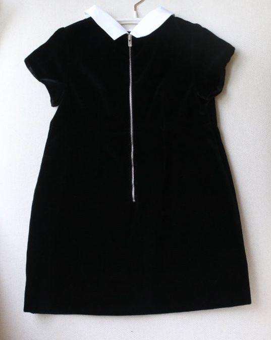 BONPOINT BABY GIRLS DIVA BLACK VELVET DRESS 4 YEARS - Image 5