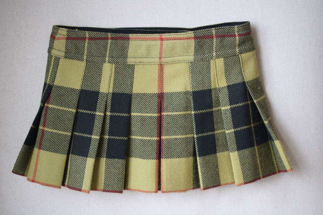 BONPOINT BABY GIRLS FOLK HONEY TARTAN SKIRT 3 YEARS - Image 3