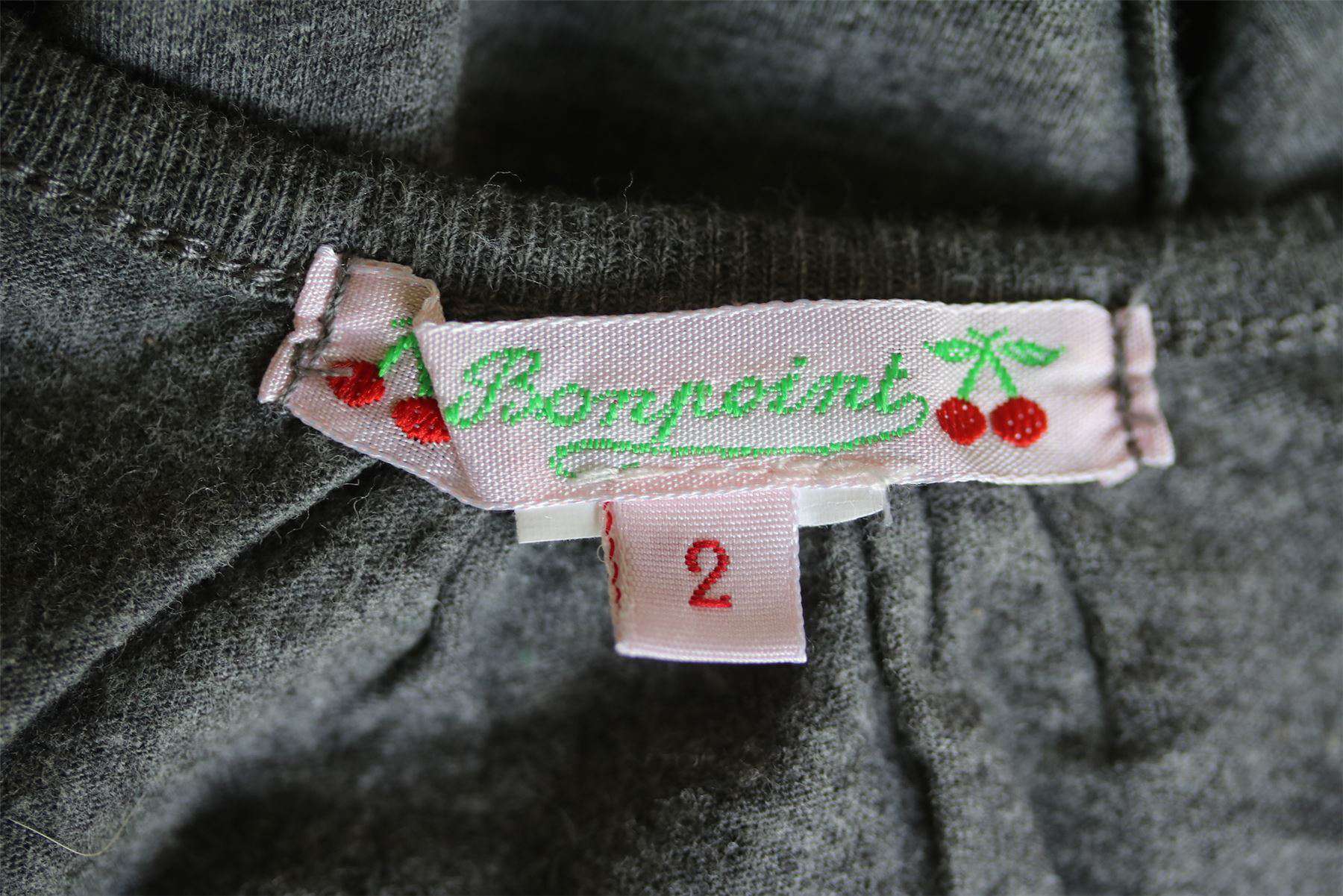 BONPOINT BABY GIRLS GREY CHERRY TOP 18 MONTHS - 2 YEARS - Image 3