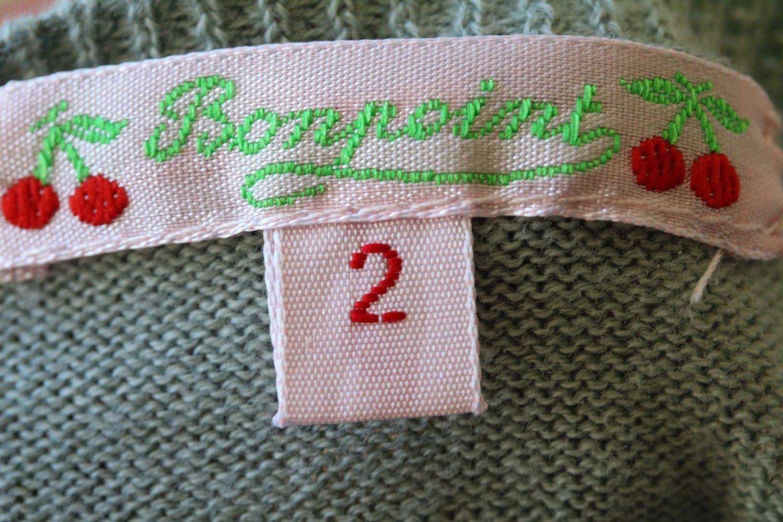 BONPOINT BABY GREY BLUE COTTON CARDIGAN 2 YEARS - Image 3