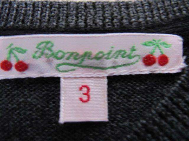 BONPOINT BABY GREY CHERRIES SWEATER 3 YEARS - Image 3