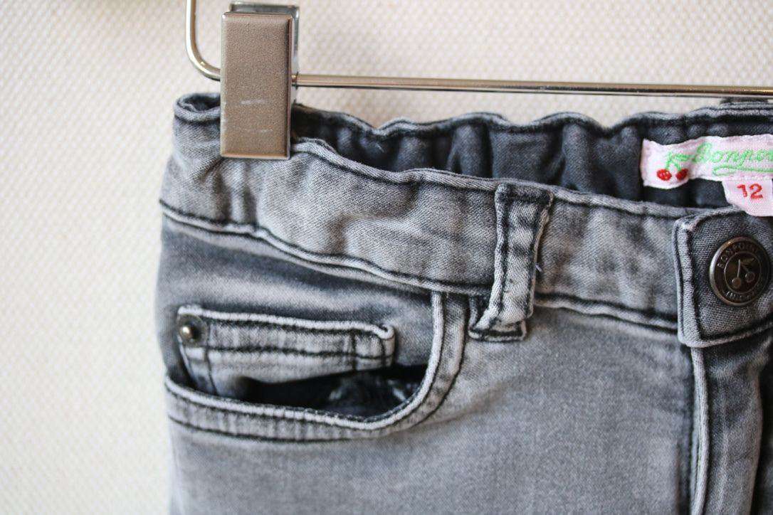 BONPOINT BABY GREY JEANS 12 MONTHS - Image 4