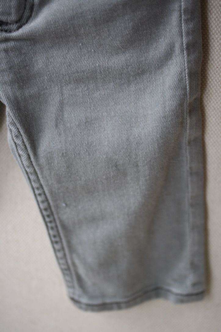 BONPOINT BABY GREY JEANS 6 MONTHS - Image 2