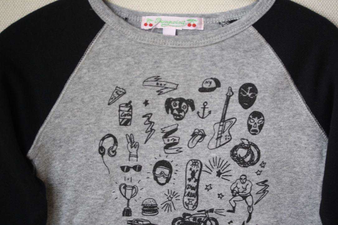 BONPOINT BABY GREY T-SHIRT TOP 12 MONTHS - Image 4