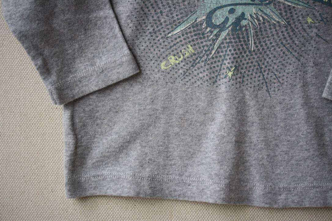 BONPOINT BABY GREY TOP TEE T-SHIRT 12 MONTHS - Image 3