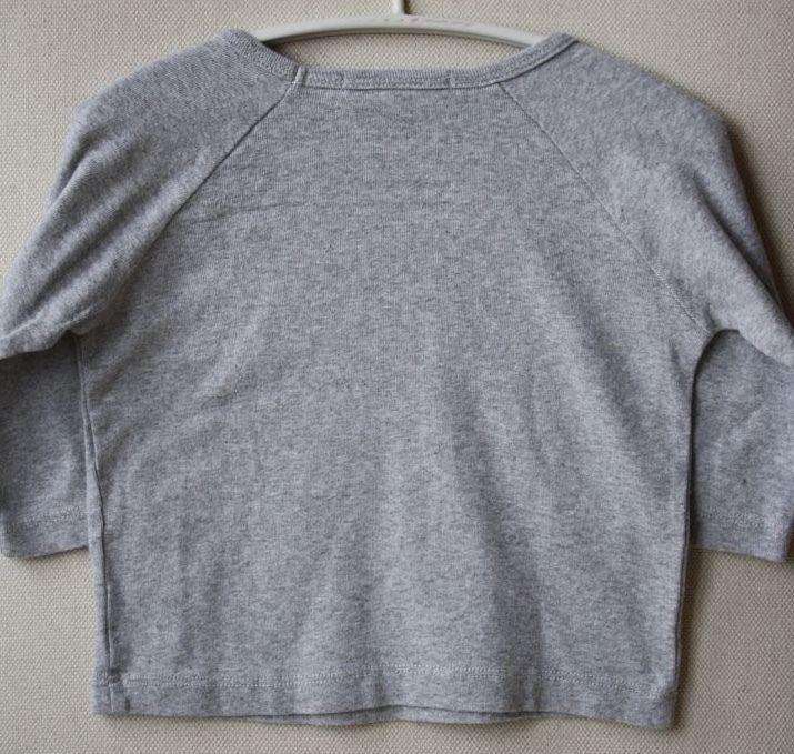 BONPOINT BABY GREY TOP TEE T-SHIRT 12 MONTHS - Image 5