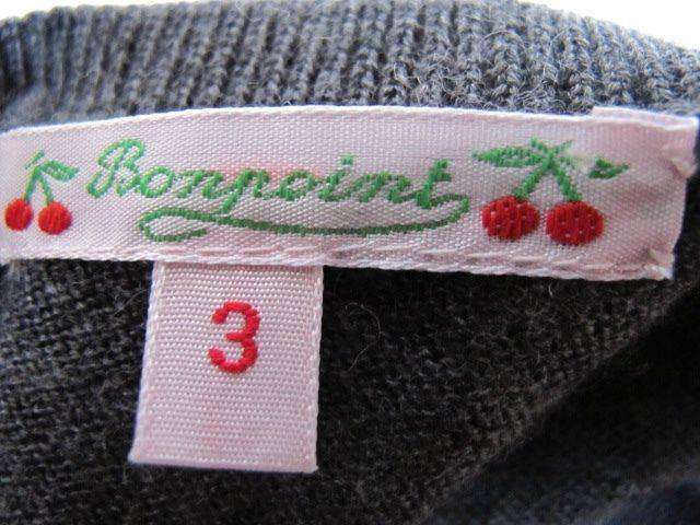 BONPOINT BABY HOUNDSTOOTH WOOL SWEATER TOP 3 YEARS - Image 4
