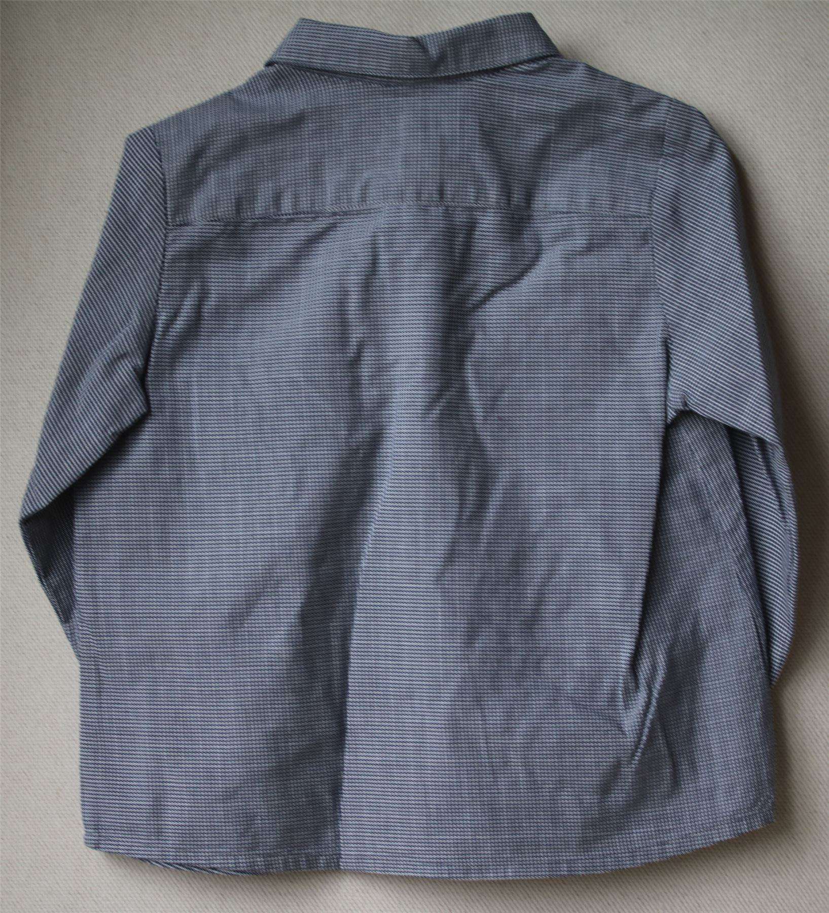 BONPOINT BABY NAVY BLUE CHECK SHIRT 2 YEARS - Image 2