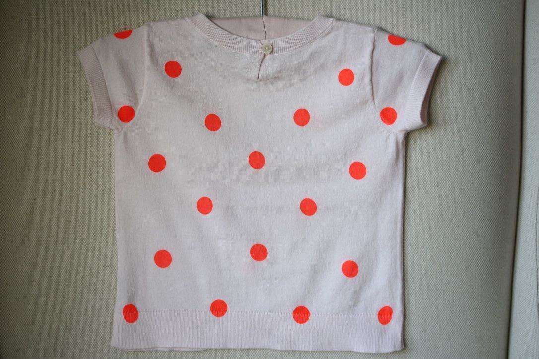 BONPOINT BABY NEON COTTON SWEATER TOP 3 YEARS - Image 3