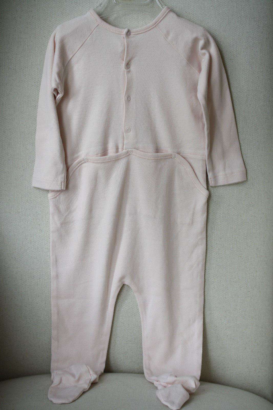 BONPOINT BABY PINK RABBIT BABYGROW 12 MONTHS - Image 4