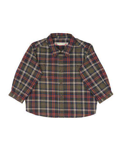 BONPOINT BABY PLAID SHIRT 6 MONTHS