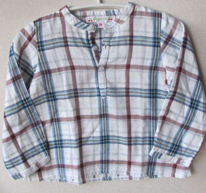 BONPOINT BABY POLISSON CHECKED SHIRT 18 MONTHS - Image 3