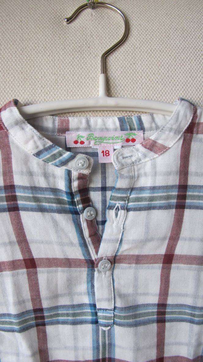BONPOINT BABY POLISSON CHECKED SHIRT 18 MONTHS - Image 4